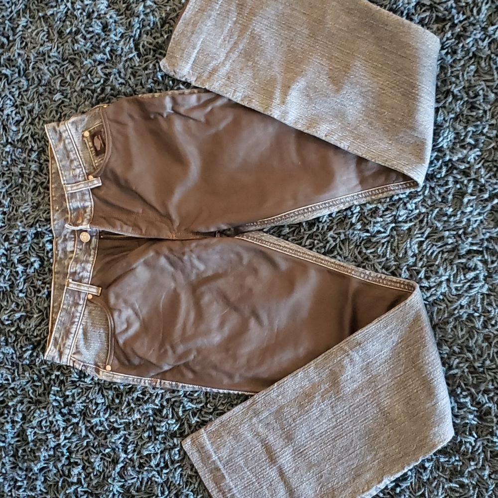 Harley Davidson leather front jeans